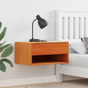 vidaXL Noptieră Montată pe Perete 2 pcs Maro ceruit 50 x 32.5 x 24 cm
