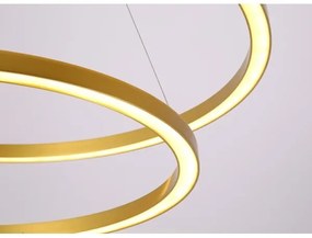 Lustră LED dimabilă Immax NEO 07218L FINO 93W/230V 60/80 cm auriu Tuya + telecomandă