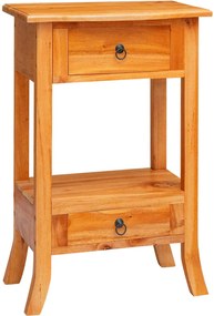 vidaXL Masă de consolă natural 50,5 x 30 x 75,5 cm Lemn masiv de mahon