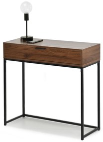 Măsuță consolă Norma M (nuc + negru). 1110825