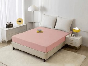 Cearsaf din microfibra MICROVELLE roz deschis 180x200 cm