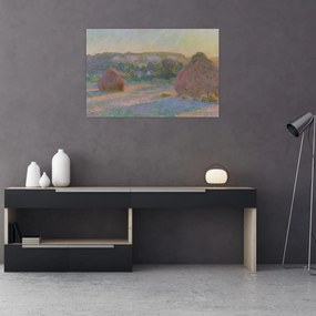 Tablou - Claude Monet, Stacks of Wheat (End of Summer) , reproducere (90x60 cm)