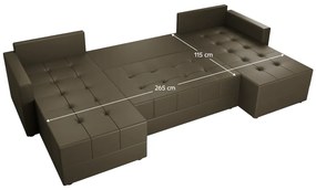 Set de canapea universala, maro, DUAN U UNI