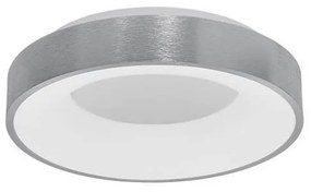 Plafoniera LED moderna 38cm RANDO THIN argintie NVL-9353834