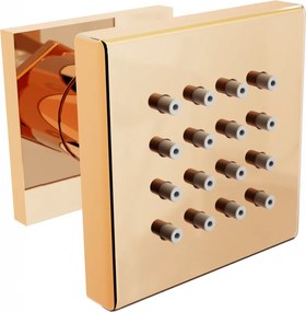 Mexen duză laterală montată pe perete, aur roz - 79360-60