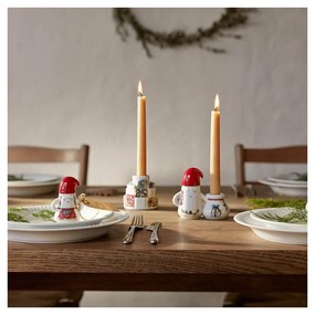 Sfeșnic din ceramică cu model de Crăciun Hammershøi Christmas Father Elf – Kähler Design