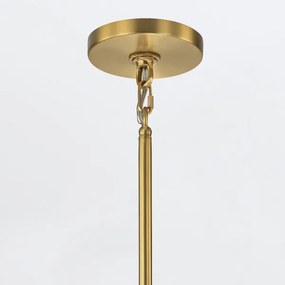 Elstead MARVELE10-AB-OPAL - Lustru pe tijă MARVELE, 10 x E14, 40 W, 230 V, auriu