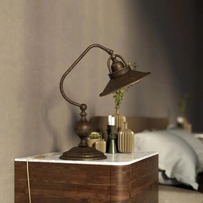 Lampa de masa stil industrial din alama personalizabila Alice