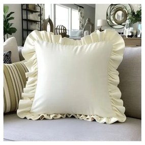 Față de pernă din amestec de bumbac 40x40 cm Ruffled – Mila Home