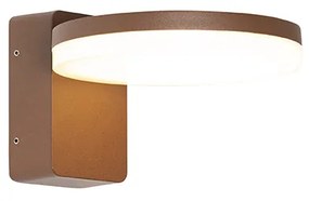 Lampă de perete modernă exterioară maro ruginiu cu LED inclus IP54 - Esmee