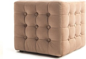 Taburet lemn masiv Ignacio 40x45 cm Bej