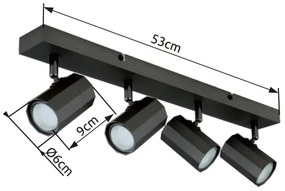 Spot Globo 57918-4 JAMES 4xGU10/25W/230V