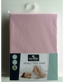 Lorelli - Cearceaf Jersey 60/120 cm Pink