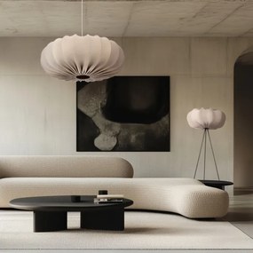 Candelabru suspendat pe cablu CAFEE, 1 x E27, 40W, 230V, Ø 66 cm, bej