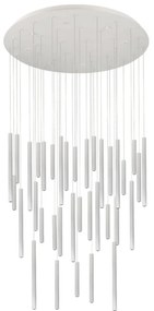 Lustra LED suspendata stil modern ILIOS 36 alba