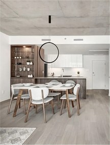 Pendul LED dimabil design modern Change negru 60cm