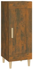 817432 vidaXL Servantă, stejar fumuriu, 34,5x34x90 cm, lemn compozit