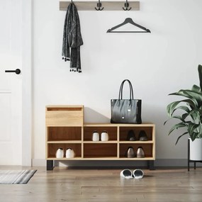 vidaXL Pantofar, stejar sonoma, 102x36x60 cm, lemn prelucrat