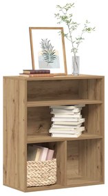 vidaXL Bibliotecă, stejar artizanal, 60x30x71,5 cm, lemn prelucrat