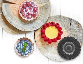 Forme de copt pentru mini-tarte 6 buc. din metal ø 7 cm – Orion