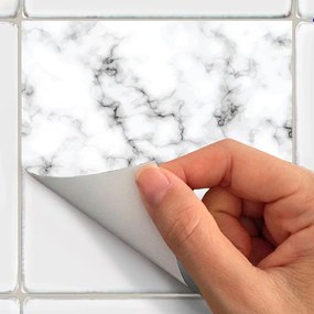 Autocolante pentru gresie 24 buc. 10x10 cm Marble – Ambiance