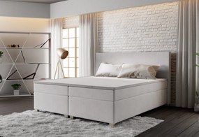 Expedo Pat Boxspring ISLAND + somieră + saltea + topper, 140x200, Cosmic 100