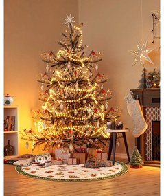 Covor verde rotund ø 150 cm cu model de Crăciun Green Christmas – Villeroy&amp;Boch