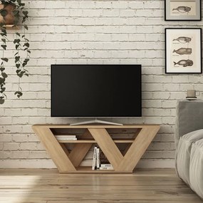 Comoda TV Pipralla Alb-Cordoba 110x30x40 cm