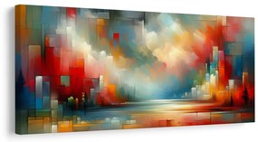 Tablou abstracție în culori