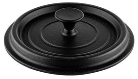 Cratita din fonta Muhler Tika MR-2048CI, 20x10 cm, 2 L, Inductie, Negru