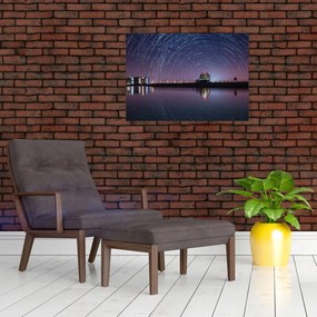 Tablou cu cerul nocturn și stele (70x50 cm)