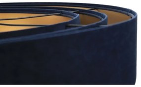 Lustr TRINITI 1xE27/60W/230V albastru/auriu pe cablu