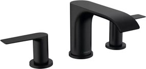 Baterie lavoar Hansgrohe Vivenis 90 cu 3 elemente si ventil Pop-Up negru mat