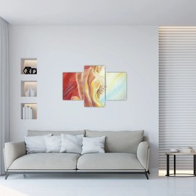 Tablou - Imaginea unei femei care se odihnește, pictură în ulei (90x60 cm)