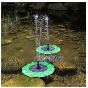 Zaparkorun Fântână solară de grădină în formă de lotus