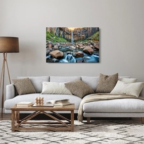 Tablou - Cascada Svartifoss, Islanda (90x60 cm)