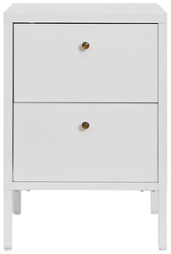 Noptieră albă din metal Dalby – House Nordic