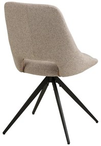 Scaun de dining bej tapițat Dokka – House Nordic