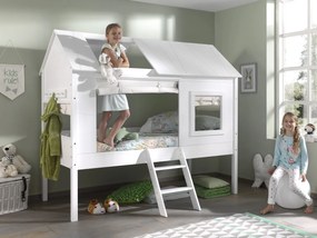 Pat Charlotte tip căsuță în copac 90x200 cm alb – Vipack