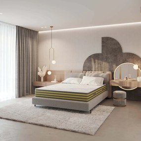Saltea cu arcuri Bonnell Premier Plus 160×200 cm, fermitate tare, 24 cm înălțime