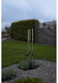 Set de 3 decorațiuni luminoase solare cu LED pentru exterior Star Trading Bubbly, înălțime 83 cm
