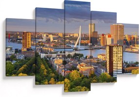 Tablou - Panorama Rotterdamului, Țările de Jos (150x105 cm)