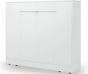 Pat rabatabil Devesto Horizontal Wall 140 alb, 200x140 cm – Alb