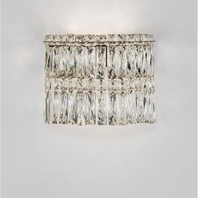 Aplica de perete LED crom, cristale sticla NUVIA