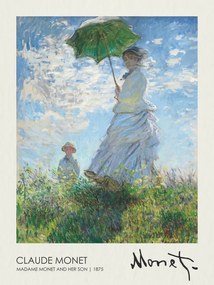 Reproducere Madame Monet and Her Son (1875), Claude Monet