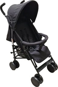 Carucior sport tip umbrela Baby Care™ PRO 818B, Spatar reglabil in 7 trepte, Pozitie somn, Amortizoare, Frana picior, Pliabil, Negru