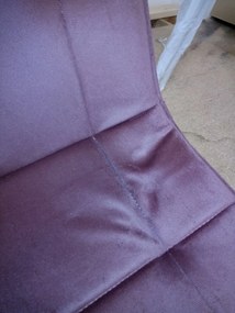 OFERTĂ Scaun de masă SPLIT VELVET, roz II. calitate