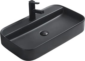 Mexen Sofia chiuvetă deasupra blatului 70 x 40 cm, negru mat - 22157085