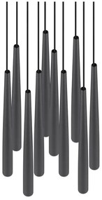 Lustră neagră LED ø 30 cm Cala – Trio Select