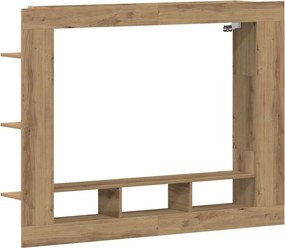 vidaXL Cabinet TV stejar artizanal 152 x 22 x 113 cm Lemn compozit